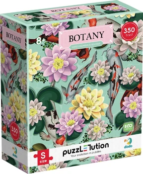 Puzzle DoDo Hard-S Kwiaty lotosu i rybki karpie koi (300612) (4823115909763)