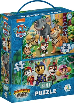 Puzzle 2 w 1 DoDo Paw Patrol Przygody w Dżungli (4823115909886)