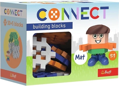 Klocki Trefl Connect Mat 35 elementów (5900511620054)