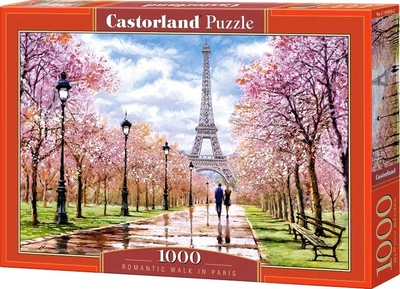 Puzzle Castorland Romantyczny spacer w Paryżu 1000 elementów (5904438104369)