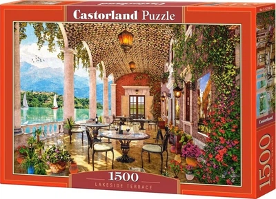 Пазл Castorland 1500 елементів Тераса біля озера (5904438152186)
