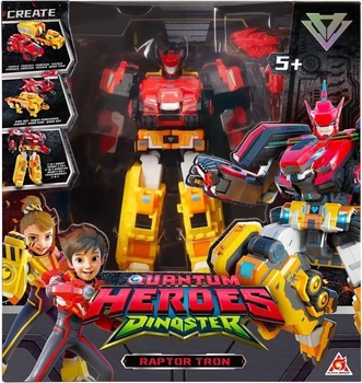 Zestaw zabawkowy Dinoster z robotem-transformacją Raptor Tron (6911400433029)