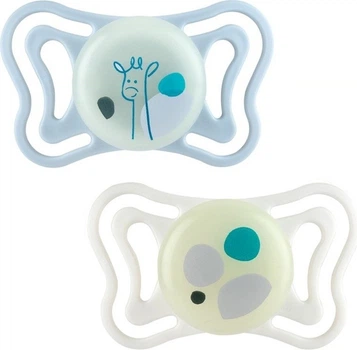Smoczek Chicco PhysioForma Light silikonowy 2-6 mies 2 szt (8058664186013)
