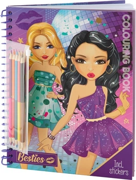 Kolorowanka Besties A4 z naklejkami i kredkami (961002) (8715427096254)