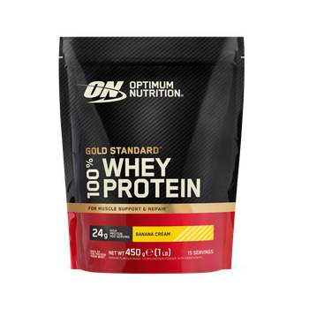 Протеїн 100% Whey Gold Standard 450 г банановий крем - Optimum Nutrition