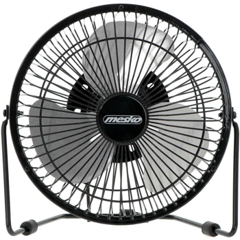 Вентилятор настольный Mesko MS 7322 4.5 Вт, USB, 15 см, черный