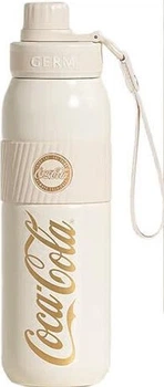 Термопляшка Germ Coca-Cola з трубочкою 580 мл Apricot