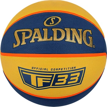 Piłka do koszykówki Spalding TF-33 Żółto-niebieska (689344405261)