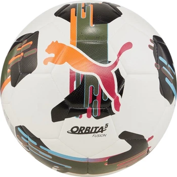 Футбольний м’яч Puma Orbita 5 Fusion Біло-помаранчево-чорний (4067981495993)