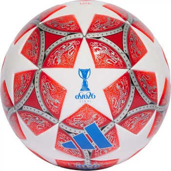 Футбольний м’яч Adidas Womens UCL 25/26 Final League Біло-червоний (4068815097987)