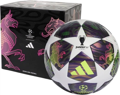 Футбольний м’яч Adidas UCL 25/26 Final League Box Фіолетово-білий (4068815110020)