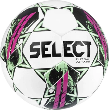 Piłka nożna Select Hala Futsal Attack V22 Biało-różowa (5703543298419)