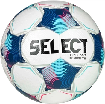 Футбольний м’яч Select Brillant Super FIFA Quality Pro V25 Біло-синій (5703543465064)