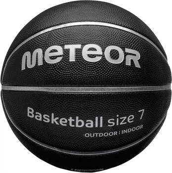 Piłka do koszykówki Meteor Cellular 7 Czarno-srebrna (5900724064478)