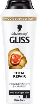 Szampon do włosów Gliss Kur Total Repair do suchych włosów 400 ml (9000100549493)