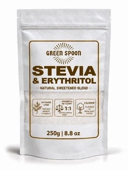 Стевия & Эритритол 250 г Green Spoon 1:1