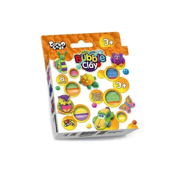 Шариковый Пластилин Danko Toys "Bubble Clay" 8 цветов BBC-04-01U