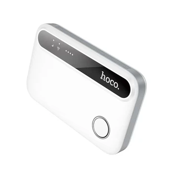 Мобільний роутер HOCO HI41 Wi-Fi 6 150 Мбіт/с 95,1х58,6х15,7 мм Білий