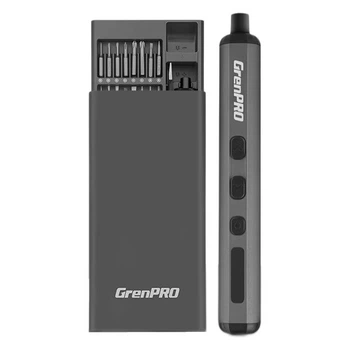 Прецизионная электроотвертка GREENER GrenPRO, 3.6 В, 0.5 Н·м, 64 биты