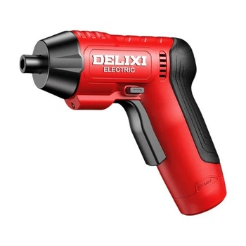 Аккумуляторная электроотвертка Delixi, 4 В, 3 Н·м, набор 53 предмета