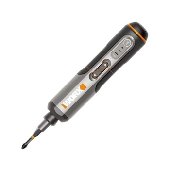 Аккумуляторная электроотвертка WORX WX240, 4 В, 2.5–5 Н·м, набор 27 предметов