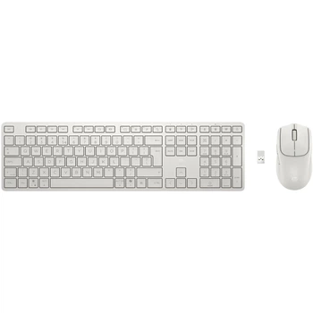 Беспроводной комплект клавиатура и мышь HP 490C Multi-Device Dual-Mode с подставкой, белый