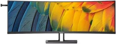 Изогнутый монитор Philips 45B1U6900C 44,5 дюйма VA Dual QHD 75 Гц USB-C RJ-45 чёрный