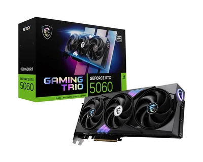 Видеокарта MSI GeForce RTX 5060 8G GAMING TRIO OC (G5060-8GTC; 912-V537-027)