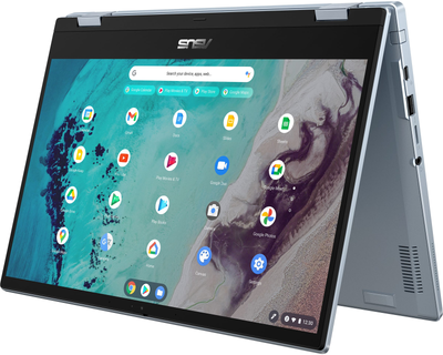 Сенсорный ноутбук 14" ASUS Chromebook Flip CX3400FMA Intel Core i3-1110G4 8GB RAM 128GB SSD 11час батарея ChromeOS (UKR) (102504685) - Б/У