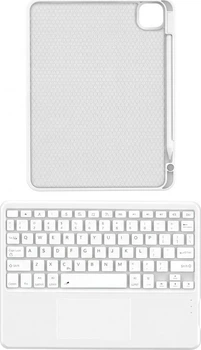 Чехол-клавиатура для планшета Apple iPad 11" 2025 (A16)/10.9" 2022 Smorss White