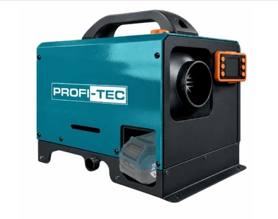 Автономний дизельний обігрівач PROFI-TEC PADH-5 ( 12В/20В/220В, 5 кВт, LCD-дисплей, пульт ДК, 120 – 190 м³/год, до 50 м²) (008390)
