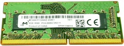 Пам'ять Micron 8 ГБ DIMM DDR4 2666 МГц (MTA8ATF1G64AZ-2G6E1)