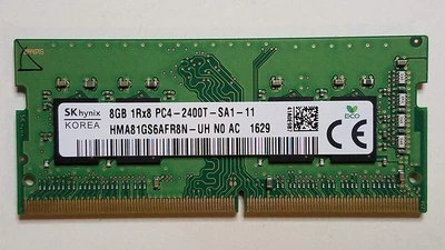 Пам'ять Hynix 8 ГБ DIMM DDR4 2400 МГц CL17 1.2V (HMA81GU6AFR8N-UH)