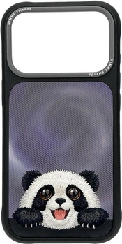 Чохол для смартфона Apple iPhone 18 Pro Max/iPhone 17 Pro Max Nimmy Big Eyed Lying Giant Panda MagSafe Black (6980002140277)