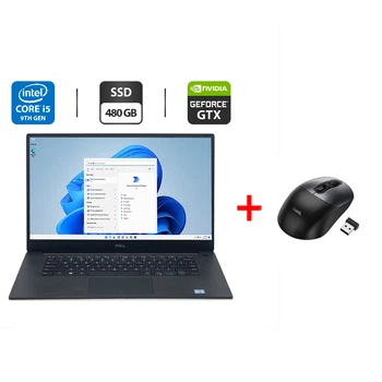 Мобільна робоча станція Б-клас Dell Precision 7760 / 17.3" (1920x1080) IPS / Intel Core i7-11800H (8 (16) ядер по 4.6 GHz) / 16 GB DDR4 / 960 GB SSD / nVidia RTX A4000, 8 GB GDDR6, 256-bit / WebCam б/в + Подарунок Бездротова миша HOCO GM28