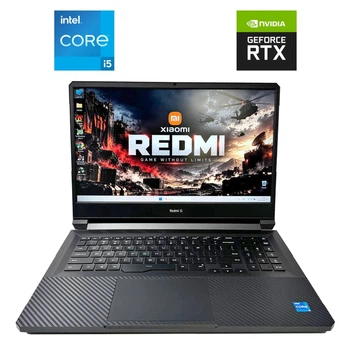 Ігровий ноутбук Б-клас Xiaomi Redmi RMG2104-AJ / 15.6" (1920x1080) IPS / Intel Core i5-11260H (6 (12) ядра по 2.6 - 4.4 GHz) / 16 GB DDR4 / 512 GB SSD NVMe / nVidia GeForce RTX 3050, 4 GB GDDR6, 128-bit / WebCam б/в