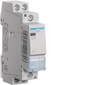 Контактор Hager ESC226 25A, 2НЗ, 230В