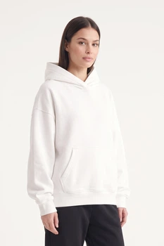 Худі оверсайз жіноче White L