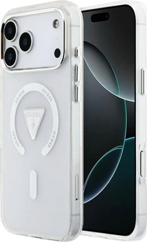 Чохол для смартфона Apple iPhone 18 Pro Max/iPhone 17 Pro Max Guess IML Gradient Triangle Logo MagSafe Transparent (3666339682613)