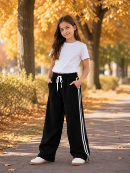 Штани Street Flex двонитка петля чорний 134 см