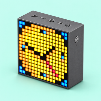 Портативна акустика Divoom Timebox-Evo Pixel Art Bluetooth 5.0 6 Вт 2500 мАг Black