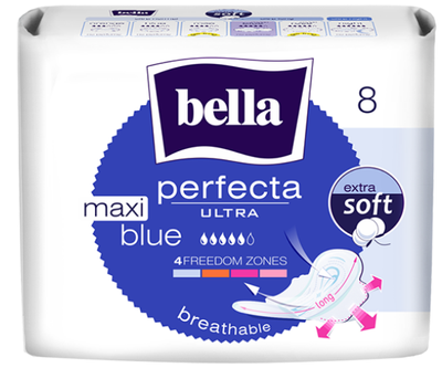 Podpaski higieniczne Bella Perfecta Ultra Maxi Blue 8 szt. (5900516305345)