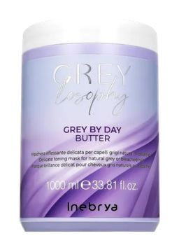 Маска для волосся Inebrya Greylosophy Grey By Day Butter Тонуюча 1000 мл (8008277264806)