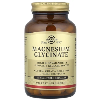 Магний Solgar Magnesium Glycinate 90 растительных капсул