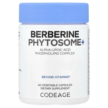 Берберин Codeage Berberine Phytosome+ 60 рослинних капсул