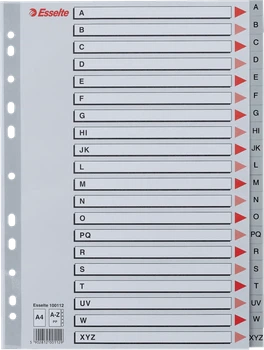 Plastikowe przekładki alfabetyczne Esselte A4 A-Z (5902812001129)