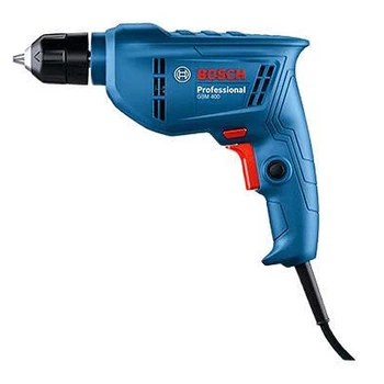 Дрель Bosch GBM 400 KLE 400 Вт в кейсе