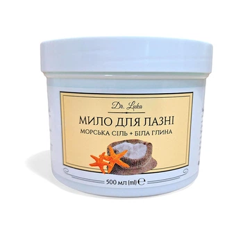 Мыло для бани Морская соль – белая глина