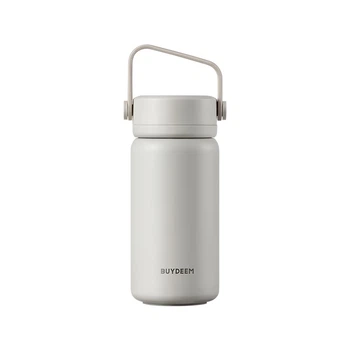 Термобутылка BUYDEEM с ситечком 460 мл Oatmeal White