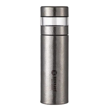 Термобутылка FUGURNG BESTJOY с ситечком 420 мл Natural Titanium (FGBE-TAI0902)